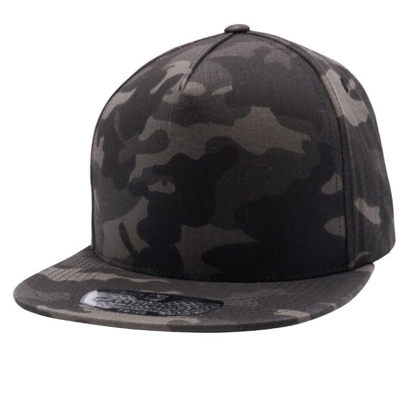 PB106 [B.CAMO] 5 PANEL COTTON SNAPBACK HATS For Discount