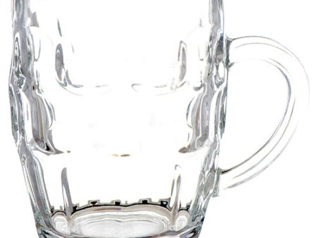 WHOLESALE BEER MUG 300ML ROUND GLASS SOLD BY CASE Discount