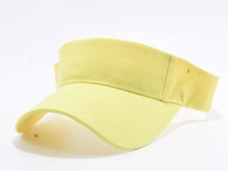 PB144 [YELLOW] BLANK VISOR HATS Supply