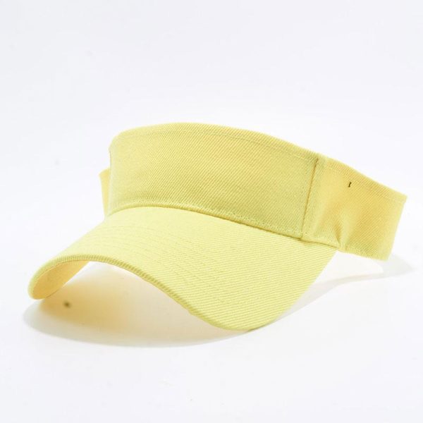 PB144 [YELLOW] BLANK VISOR HATS Supply