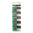 WHOLESALE BUTTON BATTERY 5 PC SET #CR2016 SOLD BY CASE Online now