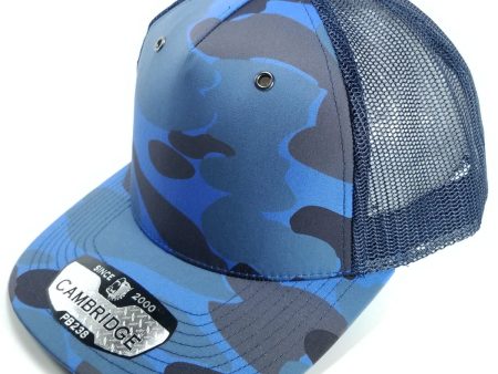 PB238 [ROYAL] CAMBRIDGE 5 PANEL SHINY CAMO TRUCKER Online Sale