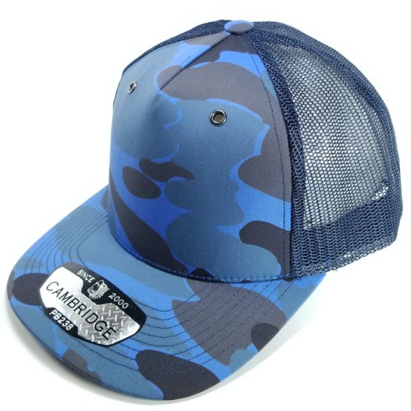 PB238 [ROYAL] CAMBRIDGE 5 PANEL SHINY CAMO TRUCKER Online Sale