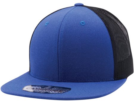 PB180 [ROYAL BLACK] WOOL BLEND TRUCKER HATS Fashion