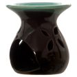 WHOLESALE CERAMIC OIL BURNER W ASST COLORS #021403 SOLD BY CASE For Sale