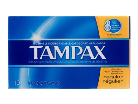 WHOLESALE TAMPAX TAMPONS REGULAR 10 CT SOLD BY CASE Online