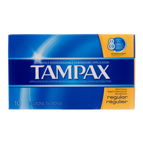 WHOLESALE TAMPAX TAMPONS REGULAR 10 CT SOLD BY CASE Online