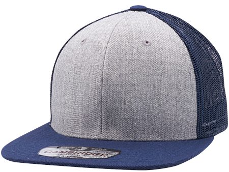 PB180 [NAVY HEATHER NAVY] WOOL BLEND TRUCKER HATS Fashion