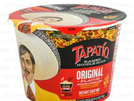 WHOLESALE TAPATIO RAMEN BOWL 3.8 OZ ORIGINAL SOLD BY CASE on Sale