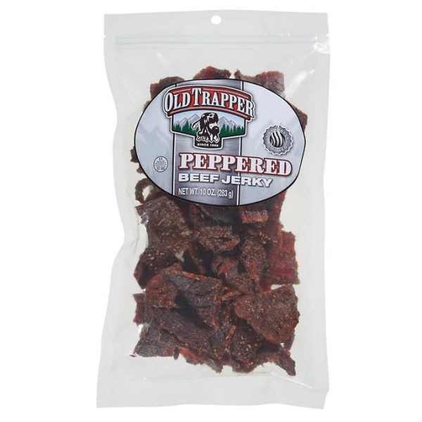 Old Trapper Beef Jerky Peppered, 10oz Online