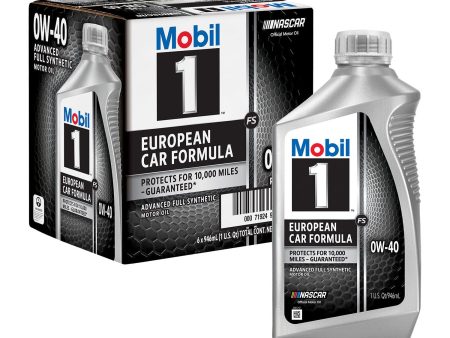 Mobil 1 FS 0W-40 Synthetic Motor Oil ( 1-quart bottles, 6-pk) Supply