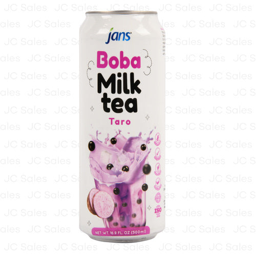 WHOLESALE JANS BOBA MILK TEA TARO 16.9 FL OZ SOLD BY CASE Discount