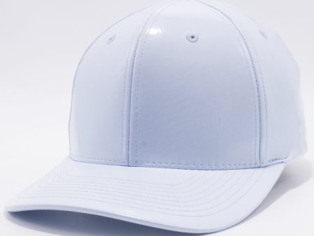 PB232R [LILAC] ENAMEL PU SNAP BACK HAT Sale