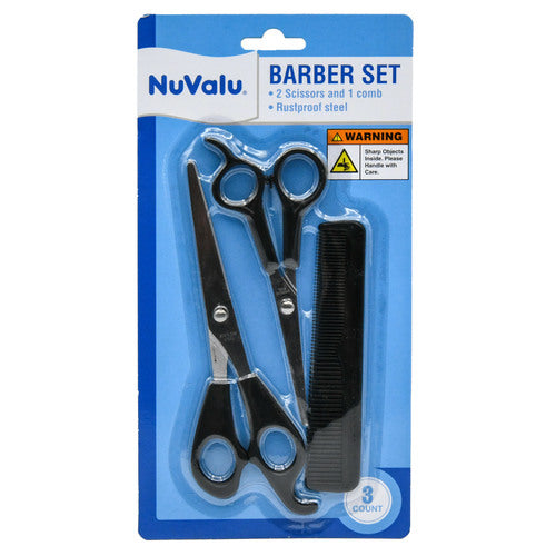 WHOLESALE NUVALU HAIR CUT SET W 2 SCISSORS SOLD BY CASE Online Hot Sale