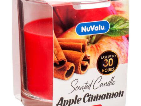 WHOLESALE NUVALU CANDLE TUMBLER 4 OZ APPLE CINNAMON SOLD BY CASE Online