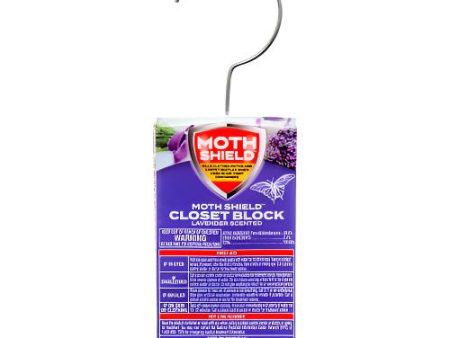 WHOLESALE MOTH SHIELD CLOSET BLOCK LAVENDER 5 OZ SOLD BY CASE Online Hot Sale