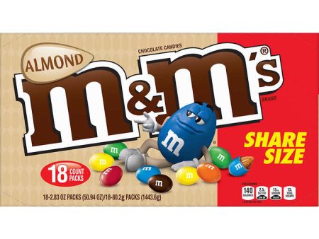 M&M s Almond Share Size, 2.83oz 18ct Sale