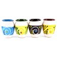 WHOLESALE CERAMIC 5 ENGOBE TUMBLER ASST CLRS SOLD BY CASE For Discount