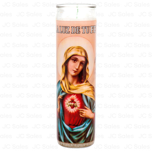 WHOLESALE VELADORA RELIGIOUS CANDLE NTRA SENORA SAGRADO CORAZON SOLD BY CASE Sale