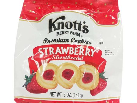 Knott s Berry Farm Premium Shortbread Cookies, Strawberry, 5oz 12ct Online Sale