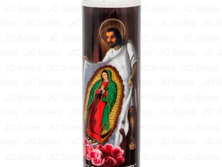 WHOLESALE VELADORA RELIGIOUS CANDLE JUAN DIEGO SOLD BY CASE Supply