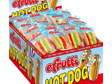 efrutti Gummi Hot Dog, 0.35oz 60ct Fashion