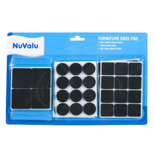 WHOLESALE NUVALU FUNITURE KNEE PADS 56PCS W ASST SIZES SOLD BY CASE Sale