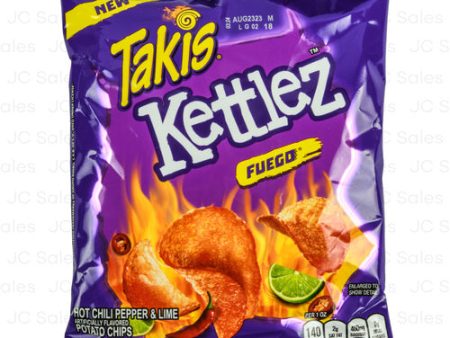 WHOLESALE TAKIS KETTLEZ FUEGO 2.5 OZ SOLD BY CASE Supply