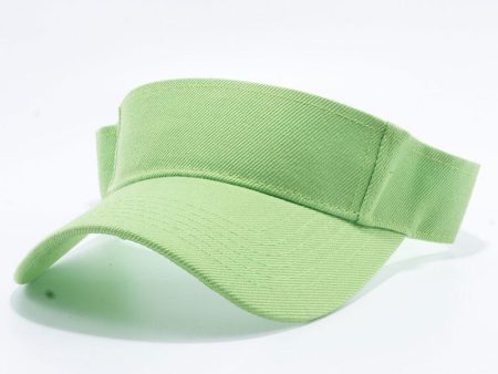 PB144 [LIME] BLANK VISOR HATS Online Sale