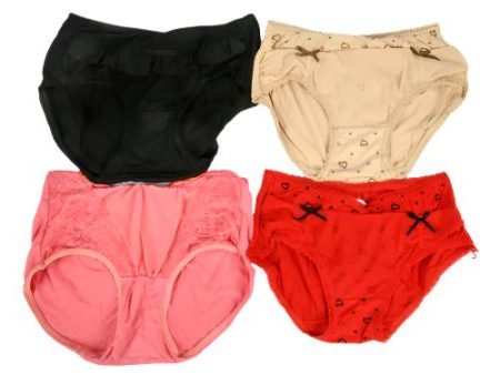 WHOLESALE WOMEN PANTY W  LACE & RIBBON ASST SIZE & DESIGN SOLD BY CASE For Cheap