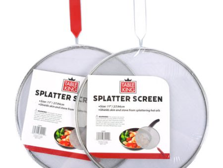 WHOLESALE TABLE KING SPLATTER SCREEN 1PC 11 SOLD BY CASE For Cheap