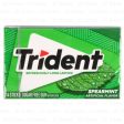 WHOLESALE TRIDENT GUM SPEARMINT 14 STICKS SOLD BY CASE For Sale