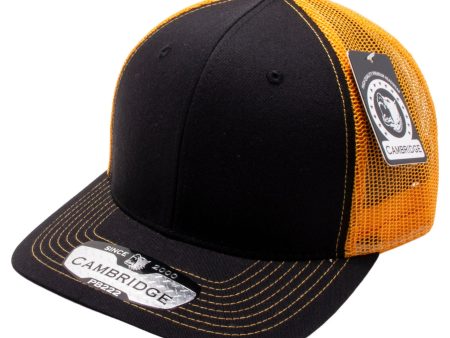 PB222-BLACK-GOLD CAMBRIDGE TRUCKER HAT Online Sale