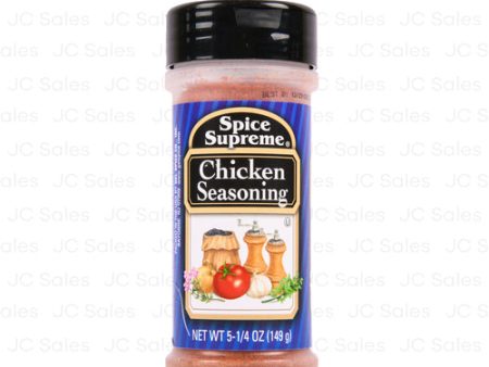 WHOLESALE SPICE SUPREME CHICKEN SEASONING 12   5.25 OZ SOLD BY CASE Fashion