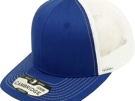 PB222J KIDS TRUCKER HAT [ROYAL WHITE] Supply