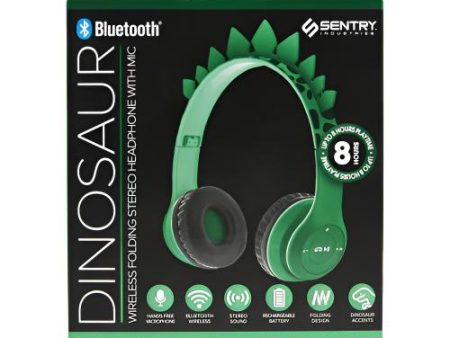 WHOLESALE SENTRY BLUETOOTH HEADPHONE DINOSAUR DESIGN SOLD BY CASE For Sale