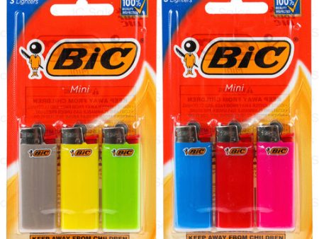 WHOLESALE BIC MINI LIGHTER 3PCS SOLD BY CASE Cheap