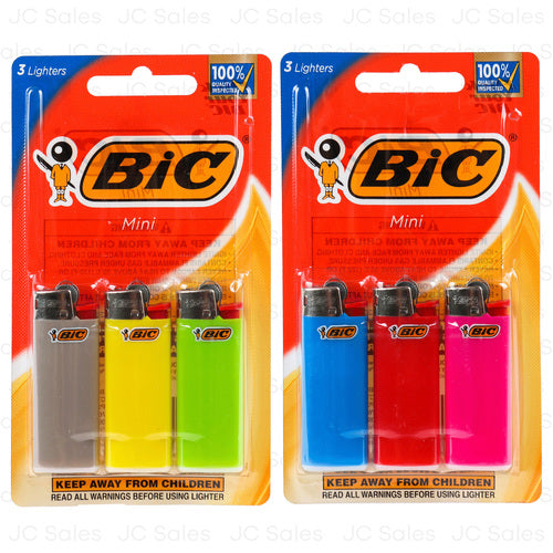 WHOLESALE BIC MINI LIGHTER 3PCS SOLD BY CASE Cheap