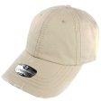 PB136V [KHAKI] UNSTRUCTURED DISTRESSED VINTAGE COTTON TWILL DAD HAT For Cheap