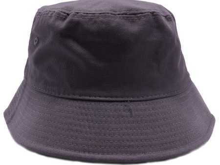 PB183 [D.GREY] PLAIN WASHED COTTON FISHERMAN BUCKET HATS For Discount