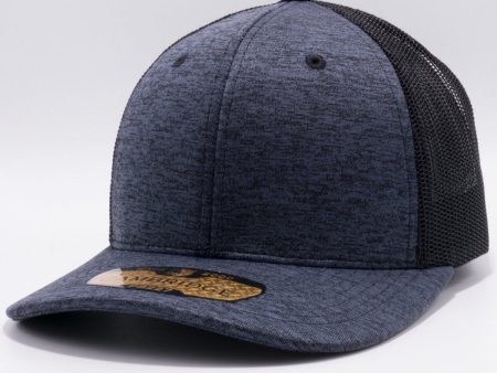 PB227 SPACE DYED MESH TRUCKER HATS [MULTI COLOR] For Sale