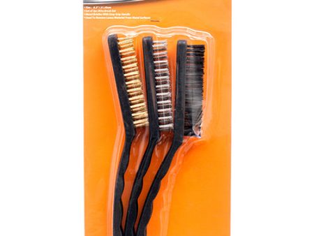 WHOLESALE KINGMAN WIRE BRUSH 3PC SET SOLD BY CASE Cheap