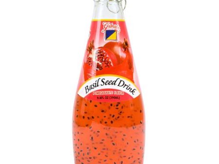 WHOLESALE GABRIELA BASIL SEED DRINK POMEGRANATE 9.8 OZ + CRV SOLD BY CASE Sale