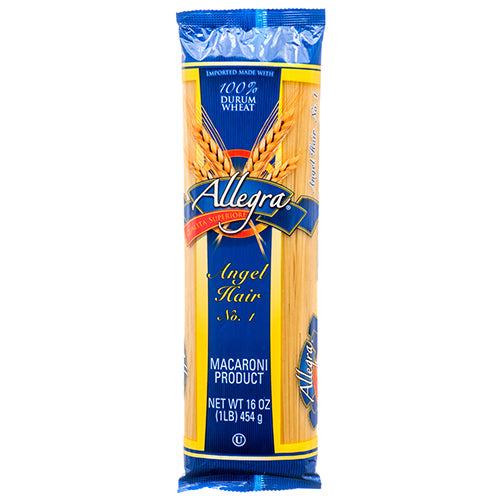 WHOLESALE ALLEGRA PASTA 16 OZ ANGEL HAIR SOLD BY CASE Online now