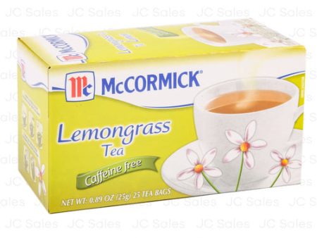 WHOLESALE MCCORMICK LEMON GRASS TEA 25 CT SOLD BY CASE Online