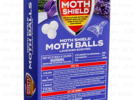 WHOLESALE MOTH SHIELD MOTH BALLS LAVENDER SCENT 4 OZ SOLD BY CASE Discount