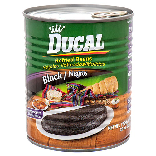 WHOLESALE DUCAL REFRIED BLACK BEANS 29 OZ SOLD BY CASE Fashion