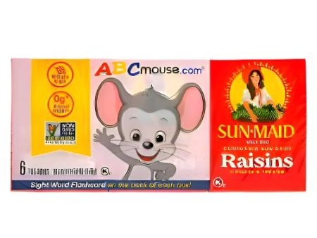 WHOLESALE SUN MAID CALIFORNIA SUN DRIED RAISINS 6 CT SOLD BY CASE For Sale