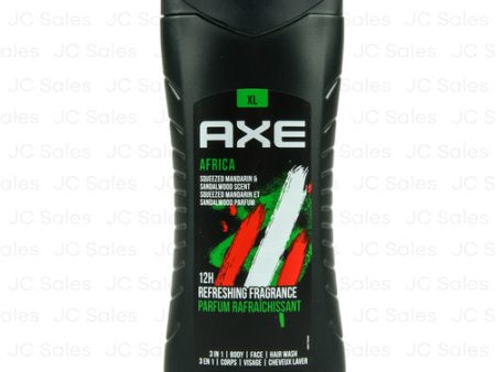 WHOLESALE AXE BODY WASH AFRICA 400 ML SOLD BY CASE Online now