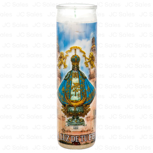 WHOLESALE VELADORA RELIGIOUS CANDLE SAN JUAN DE LOS LAGOS SOLD BY CASE Supply